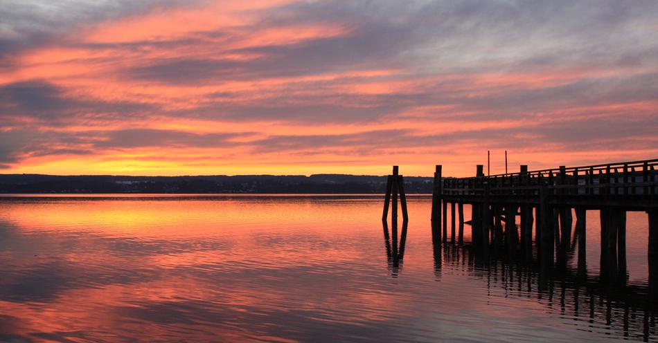 Sunset Waters Dawn