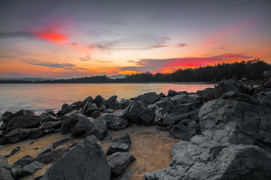 Sunset Water Sea