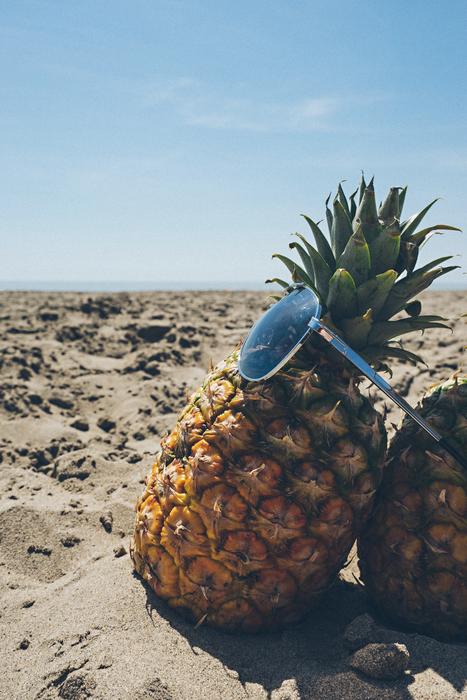 Beach Blue Sky Fruit