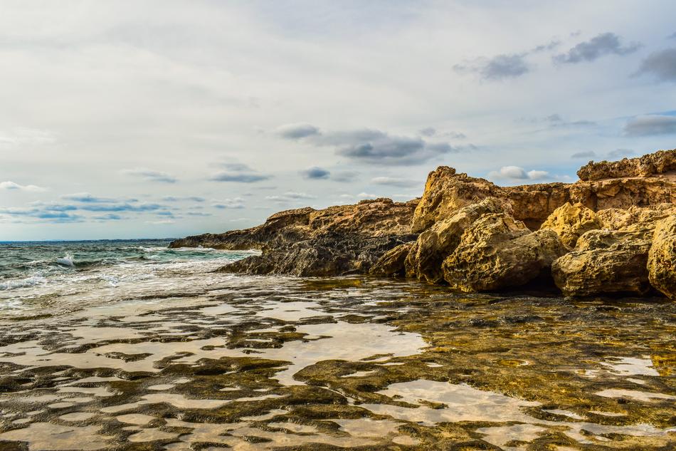 Coast Rocky Sea