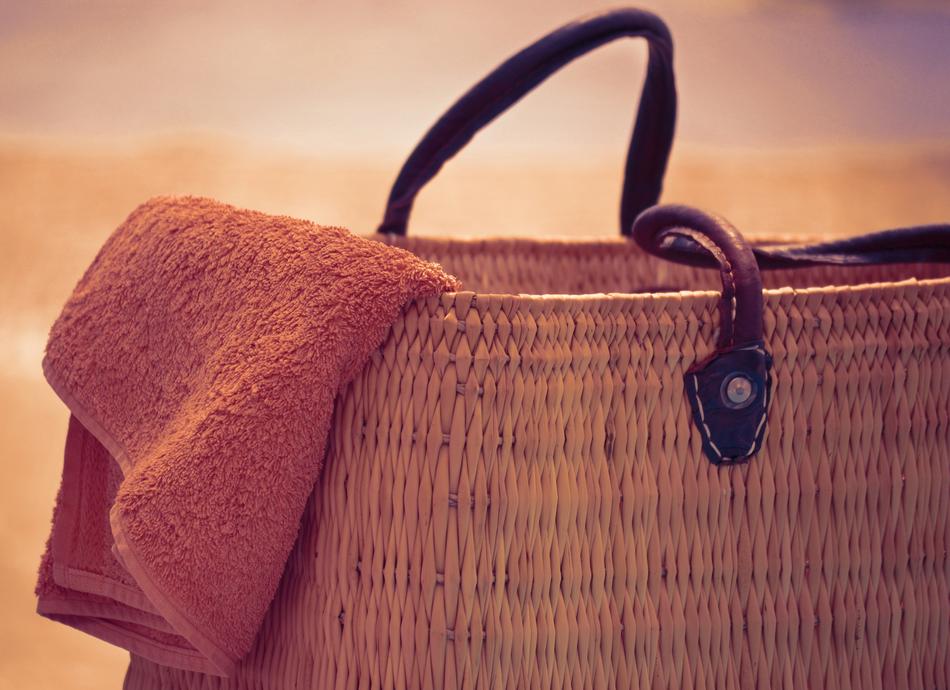 Beach Bag And Towel Summer Sun
