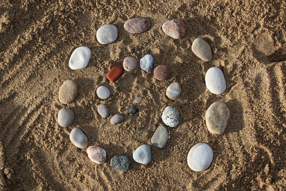 Stones Spiral Signal