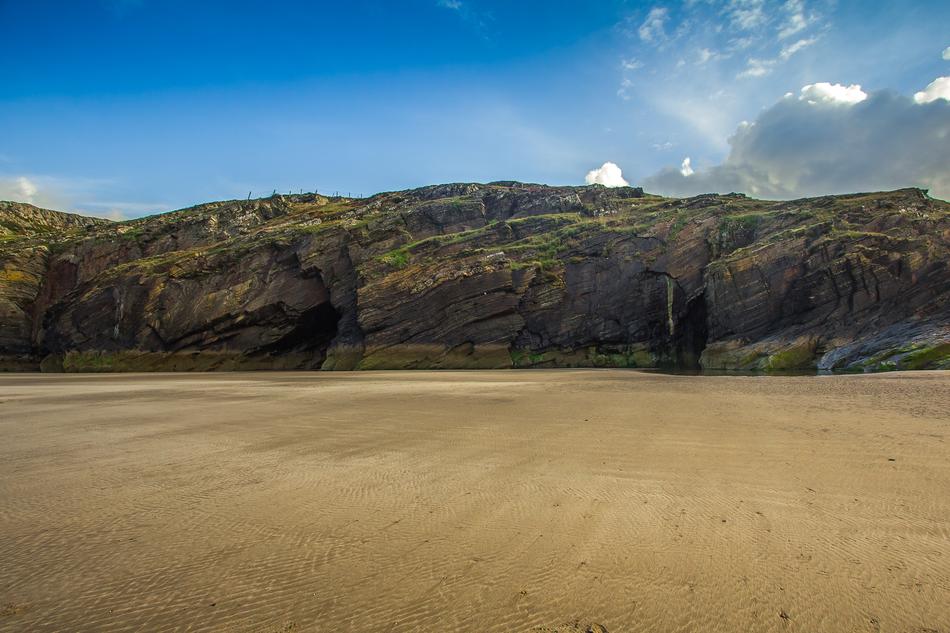 Cardigan Bay Cave Beach Low