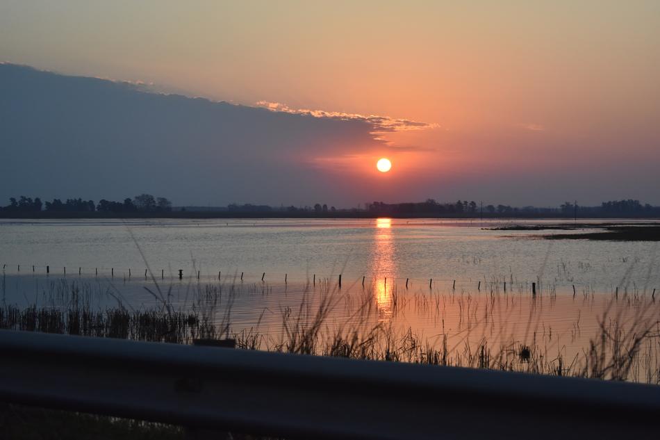 River Lake Sunset