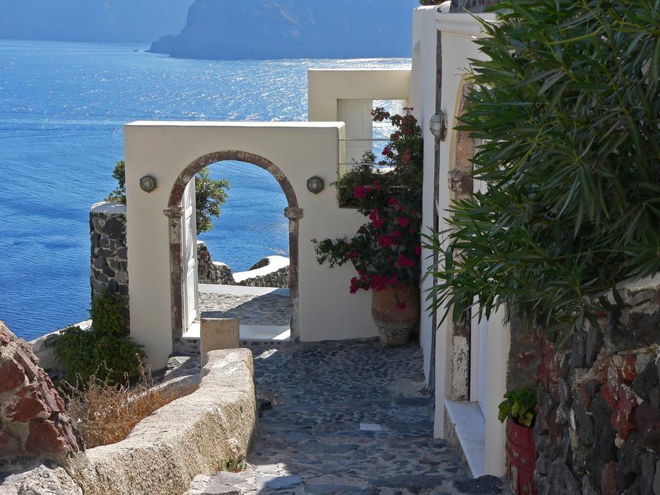Santorini View To The Sea Cozy