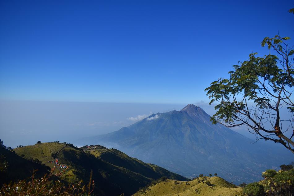Mountain Merapi Volcano