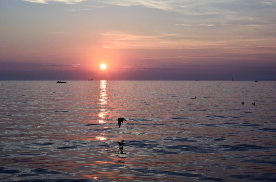 Sunset Trieste Sea