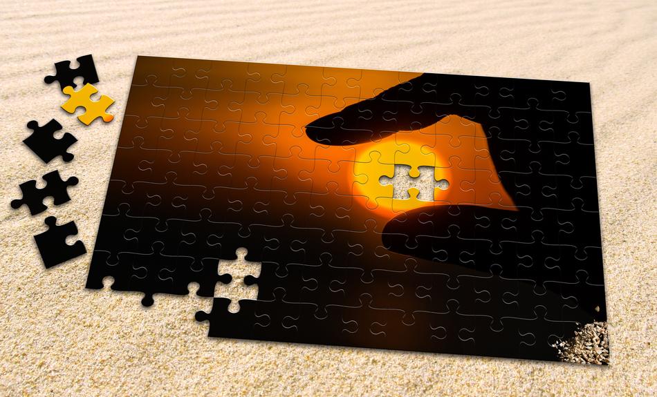 Puzzle Sun Sand
