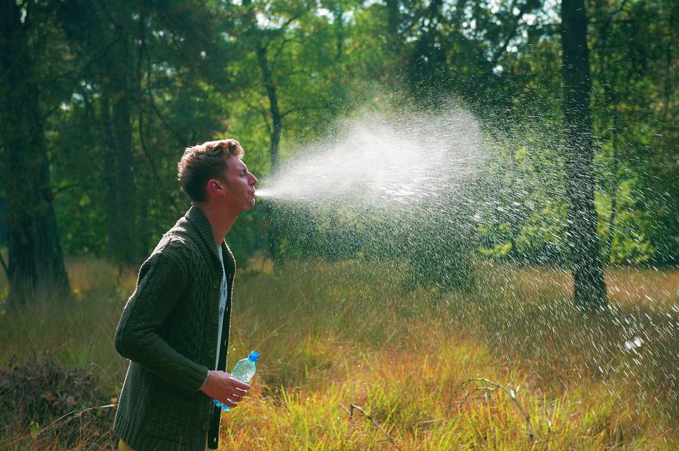 Boy Spit Water