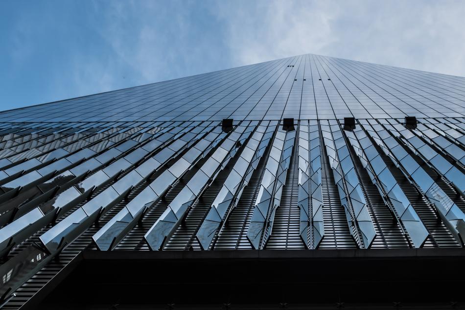 original glass skyscraper in Manhattan