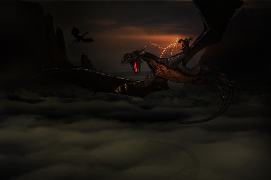 Dragon Thunder Cloudy Hills