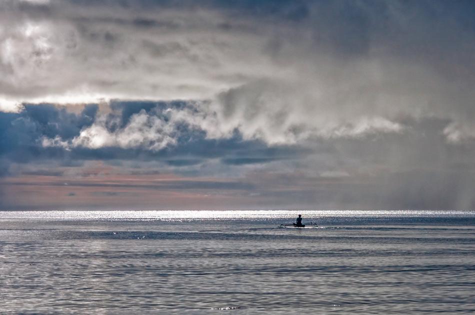 Sea Boat Storm Premonition
