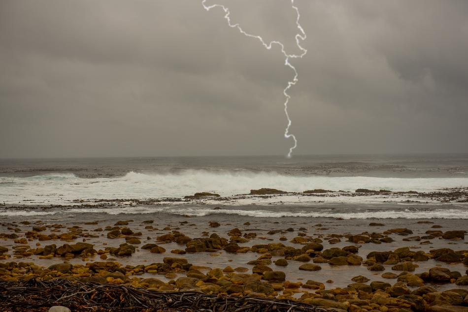 Coast Flashes Sea