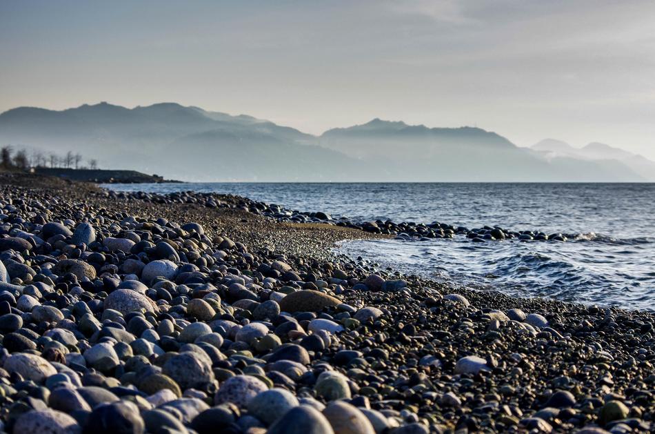 Gravel Beach Fog