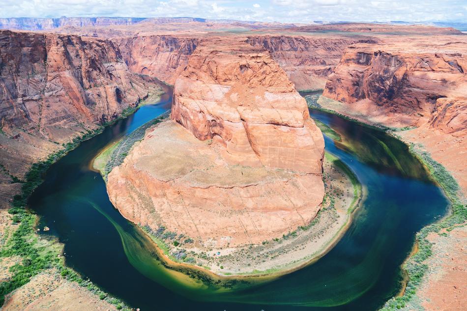 Aerial Shot Canyon