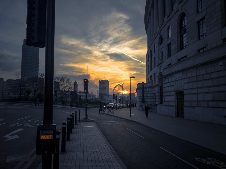 Sunset London Eye