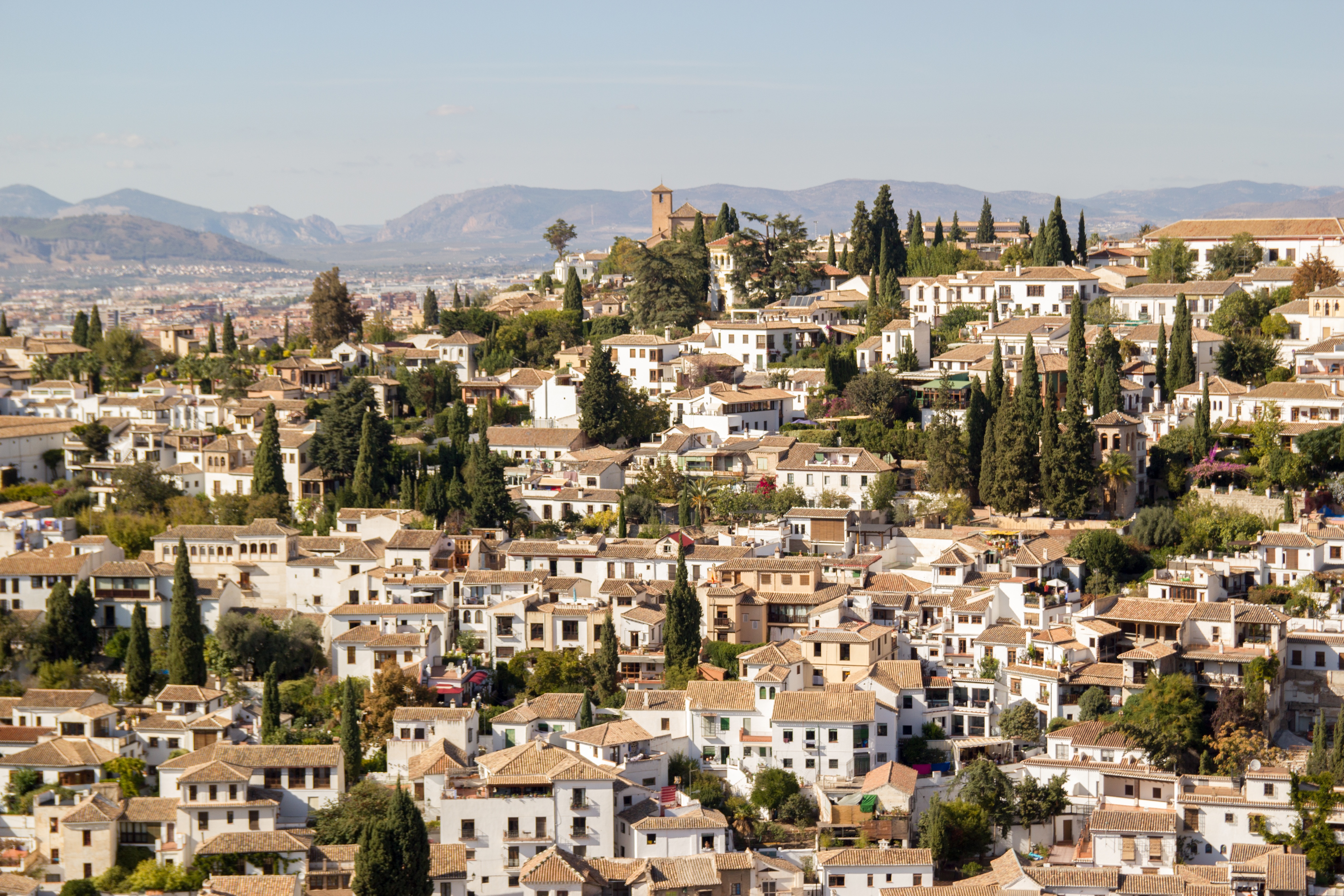 Granada spain. Гранада Испания. Альбайсин Гранада. Сакромонте Гранада. Альгамбра квартал Альбайсин.