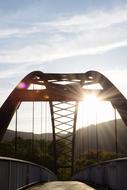 Arch Bridge at Sunset