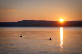 Sunset Dawn Waters