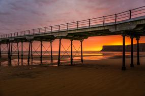 Saltburn First Light Sunrise