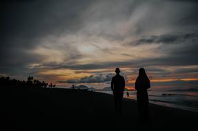 people on Beach Landscape