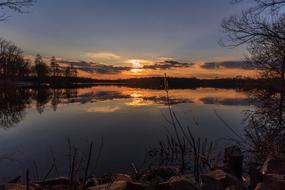 Sunset Waters Dawn