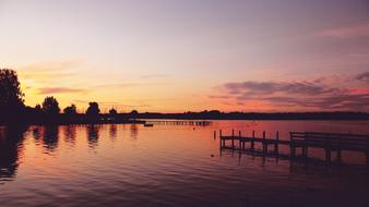 Sunset Lake Web