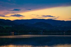 Sunset Clouds Mountains