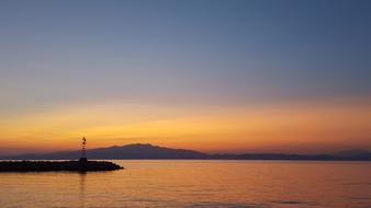 Sunset Waters Dawn