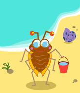 animal nature cartoon bug insect