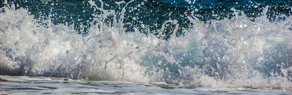 Wave Smashing Sea