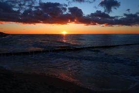 Sunset Dusk Waters