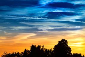 Sunset Sky Clouds