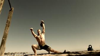 Overhead Squat Cossack