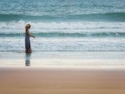Girl Ocean Sea