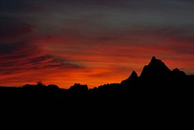 Sunset Landscape Rocks