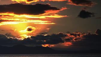 Sunset Sun Sky