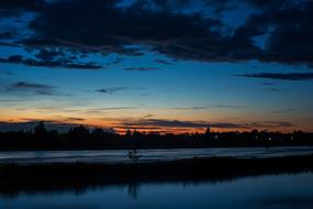 Sunset Dawn Waters