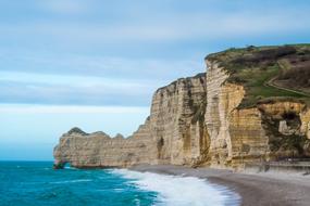 Sea Coast cliff Nature