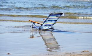 Beach Empty Chair