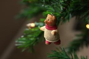 Bear Christmas tree Ornament