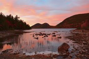 Sunset Lake Sky