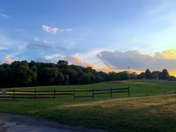 Field Farm at Sunset