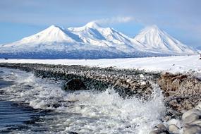 Volcanoes Mountains Ocean