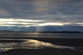 Sunset Sea Clouds