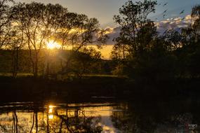 Sunset Water Sky