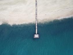 Aerial Water Beach