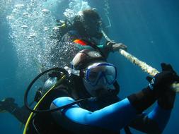 Underwater The Descent Rope