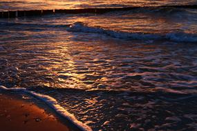 Waters Sunset Ocean