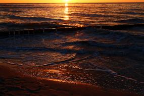 Sunset Waters at dusk